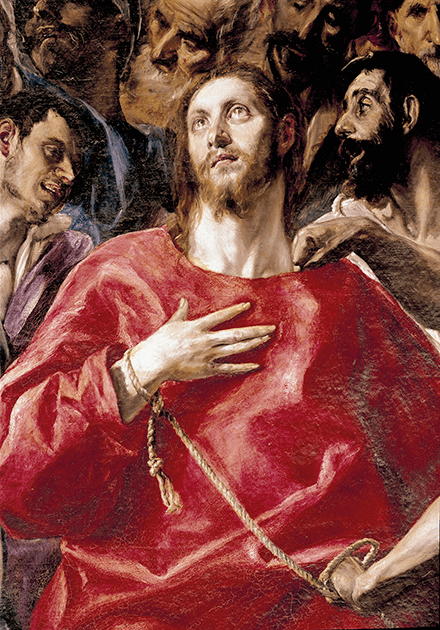 El Greco, The Disrobing of Christ or El Expolio, detail, 1577-1579, Toledo Cathedral, Castilla y Leon. Image: Luisa Ricciarini / Bridgeman Images